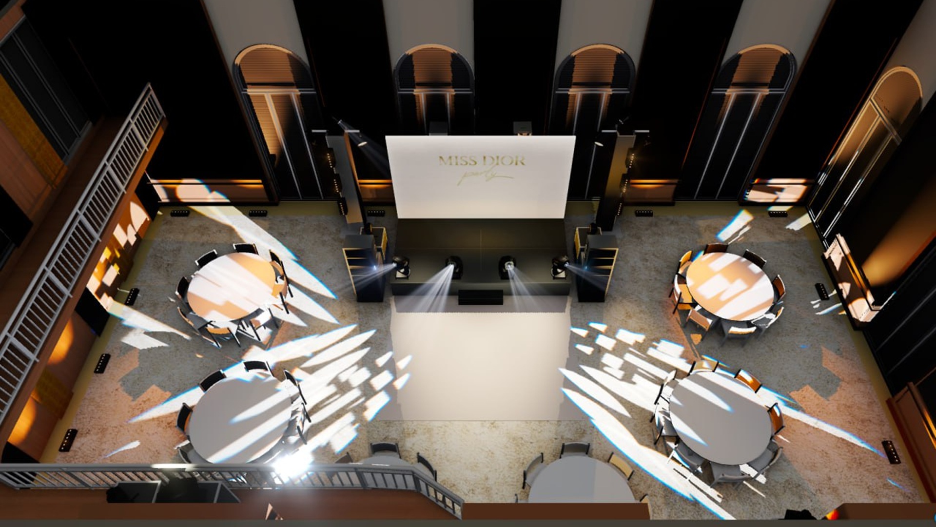 Paris - Private Party stage design 3