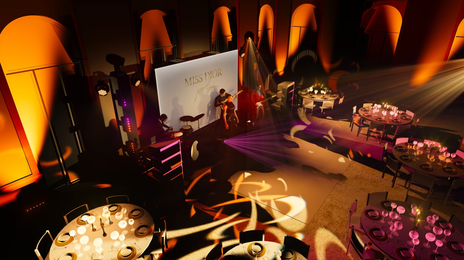 Paris - Private Party stage design 4