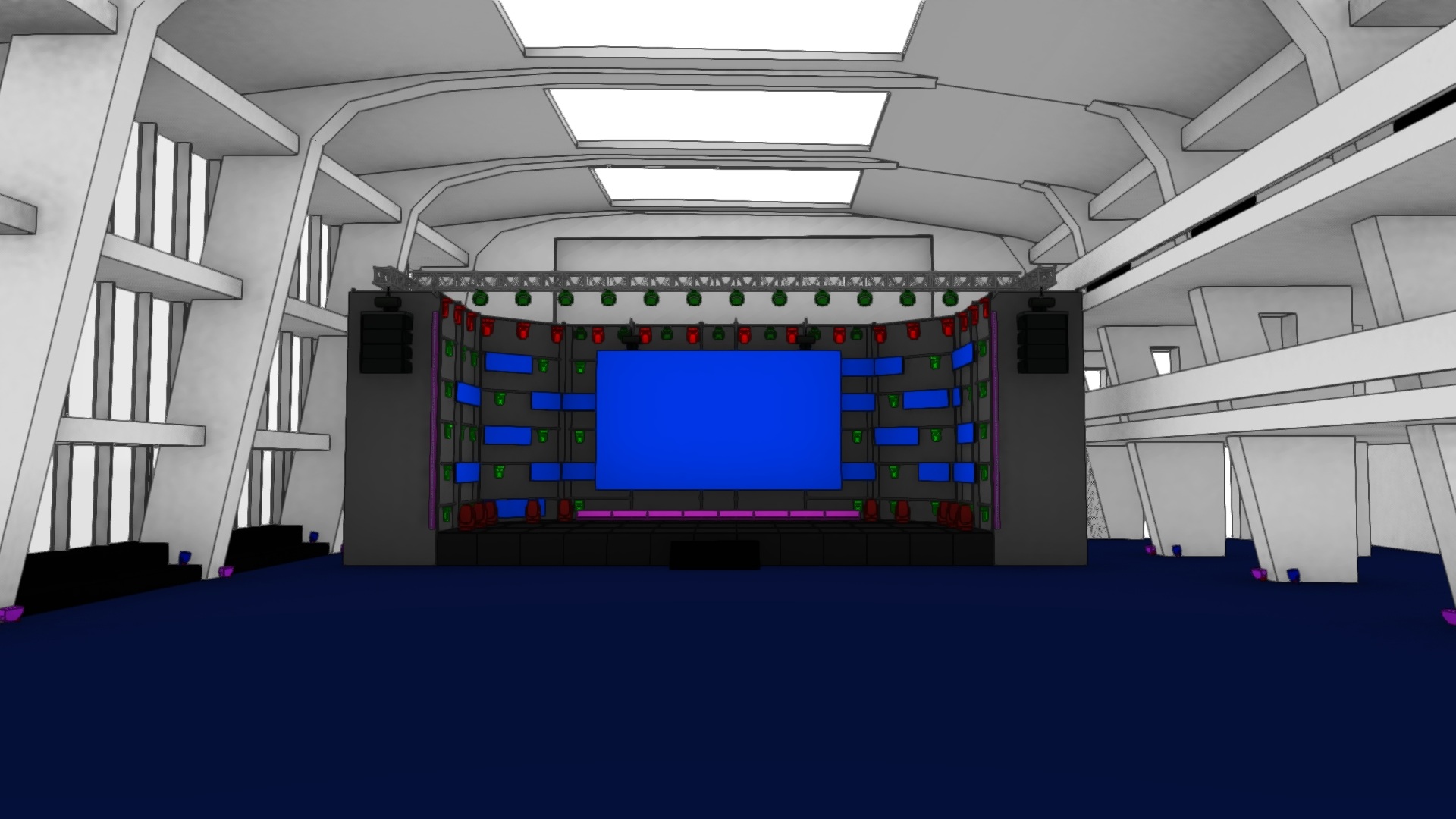 Warsaw - Tor Sluzewiec stage design 2